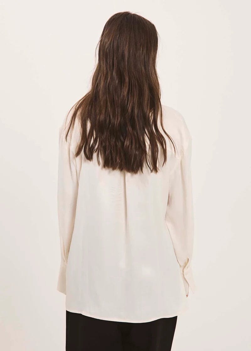 Norr Portia Shirt Off-White Skjorte