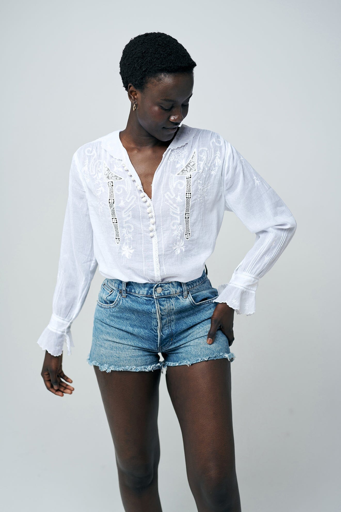 Pia Tjelta Claire White Bluse