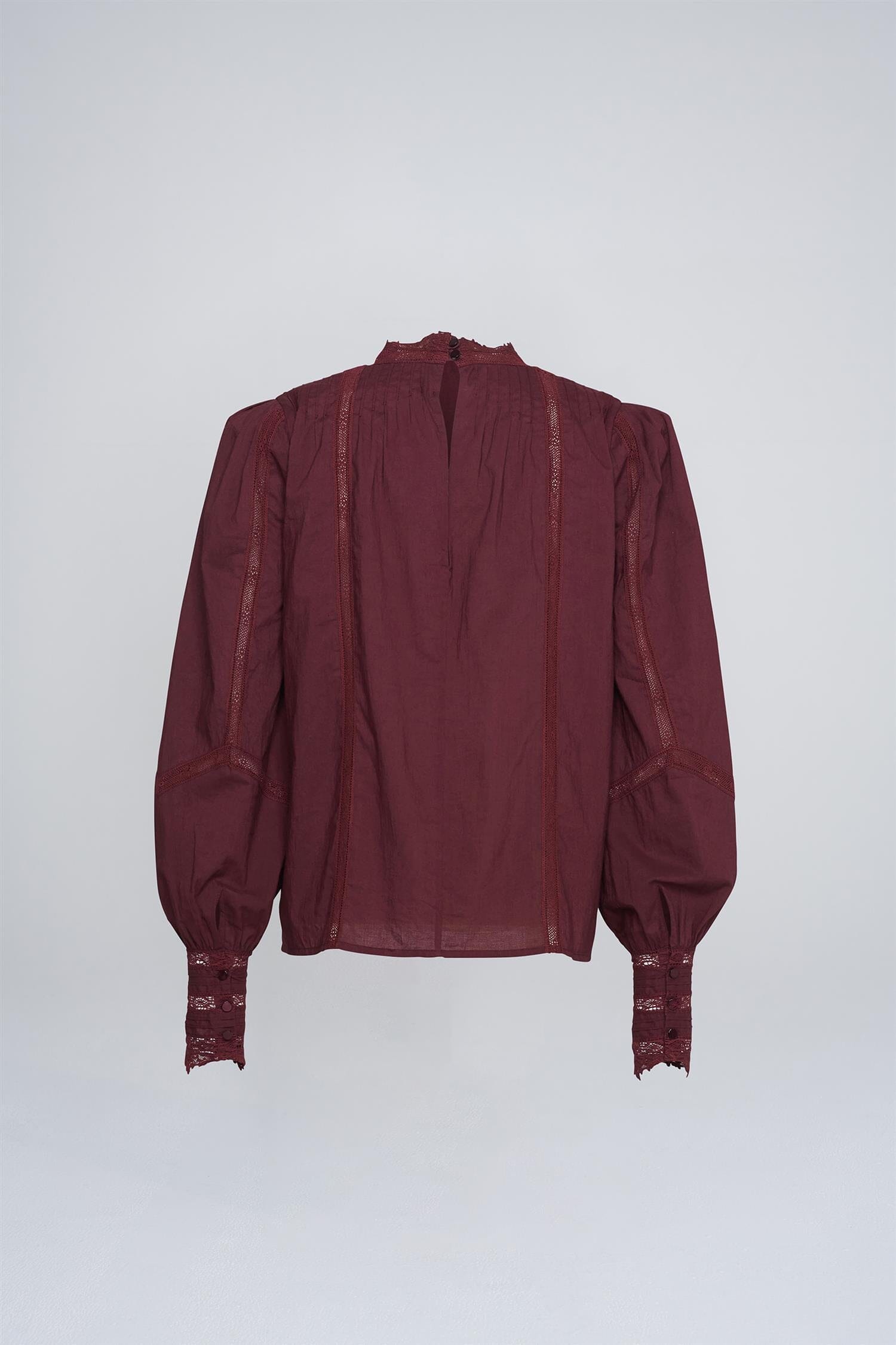 Pia Tjelta Phoebe Blouse Burgundy Bluse