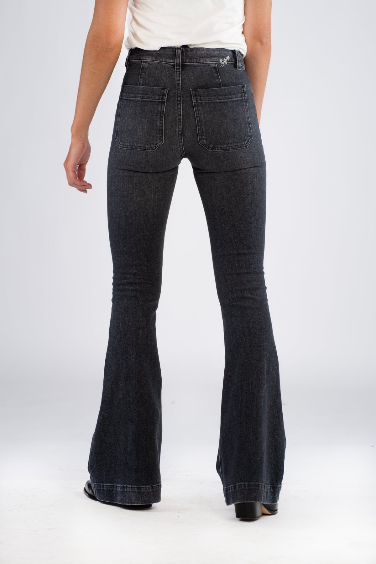 Seafarer Delphine Black Denim Bukse