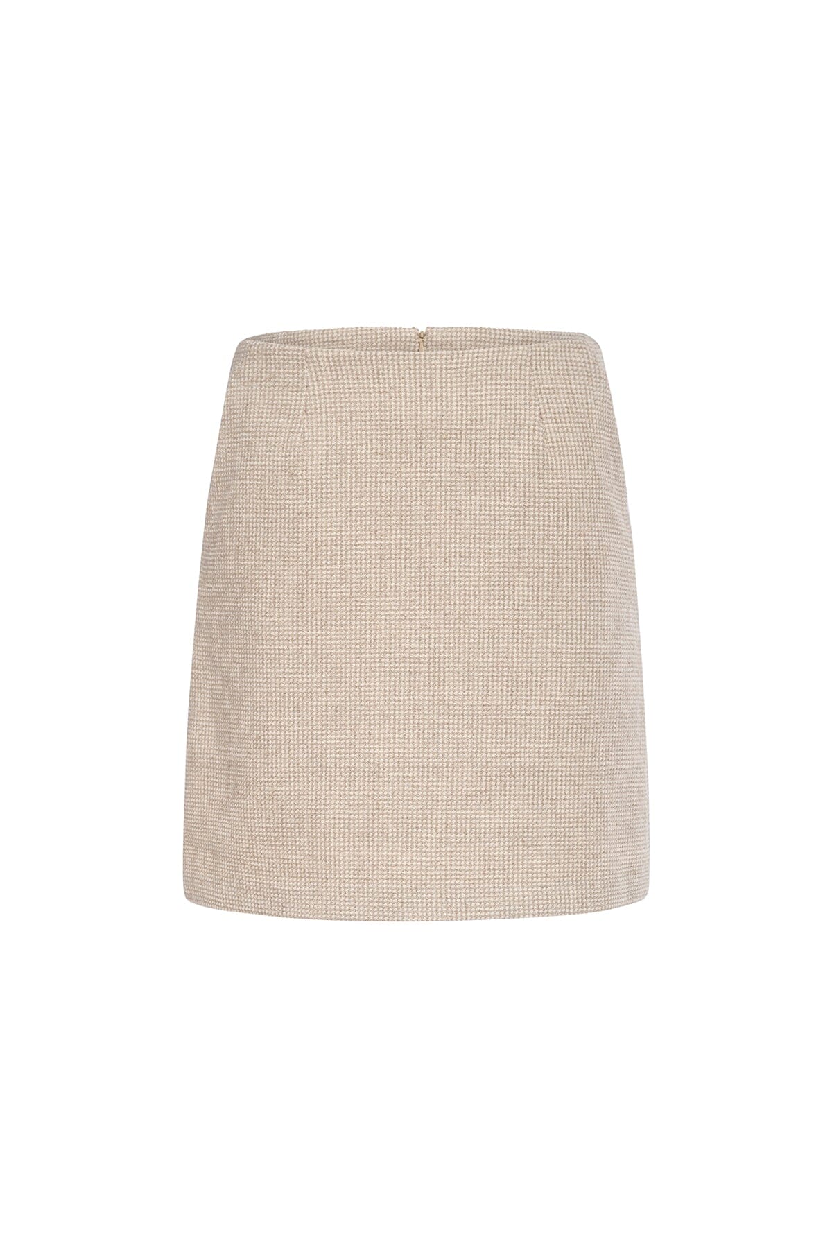 ArnieSays: Eira Gingham Tweed Pearl/Offwhite Combo Skjørt