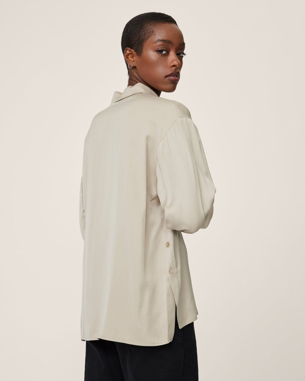 Moss Copenhagen Nanella Maluca Shirt Trench Coat Skjorte