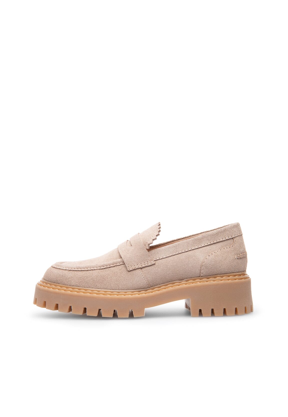 Last Matter Loafer Suede Taupe Sko