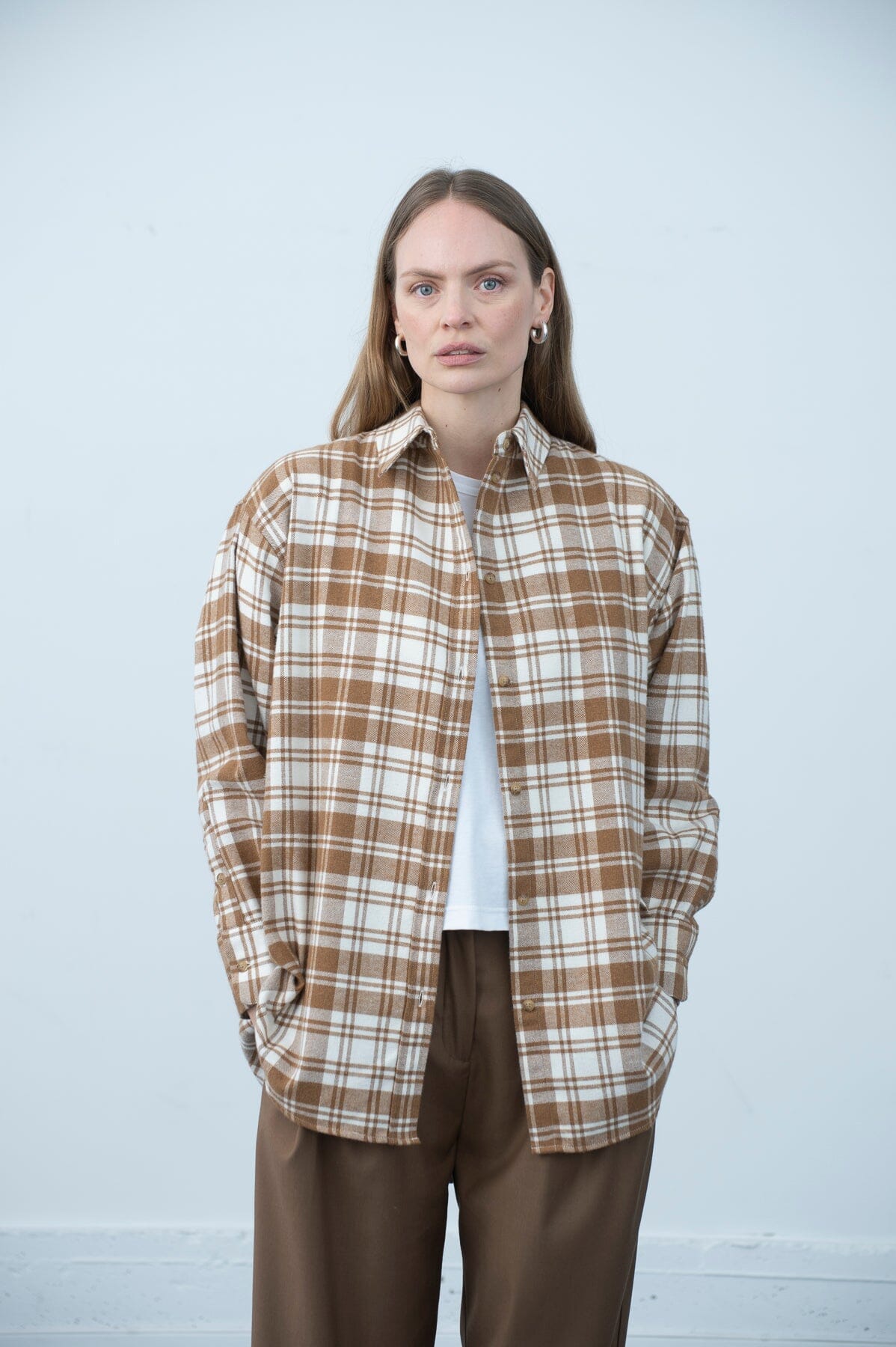 ArnieSays: Casey Soft Plaids Caramel Skjorte