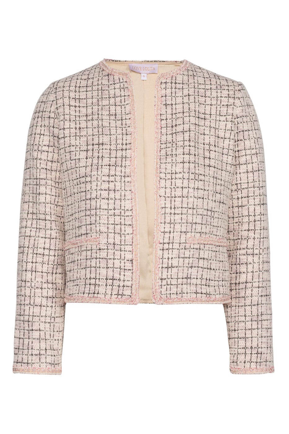 Love Lolita Lily Jacket Pink Squares Ytterplagg