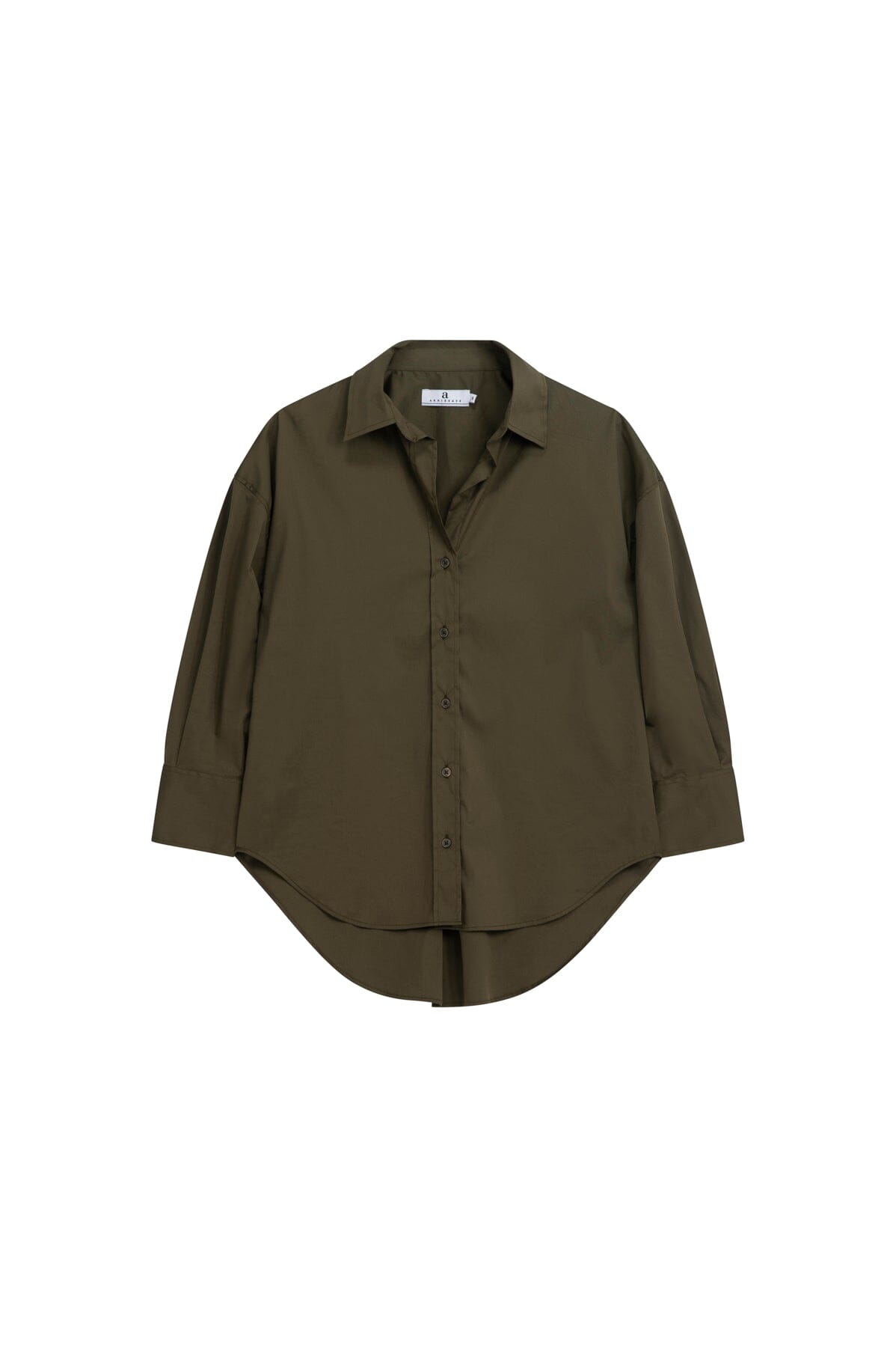 ArnieSays: Allen Soft Poplin Dk Army Green Skjorte