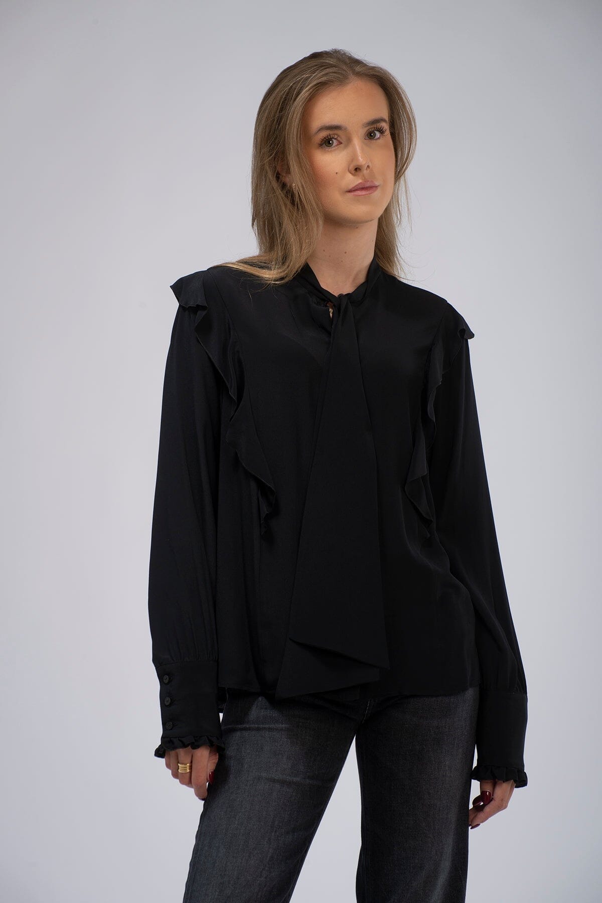 Dondup Dame Camicia Black Skjorte