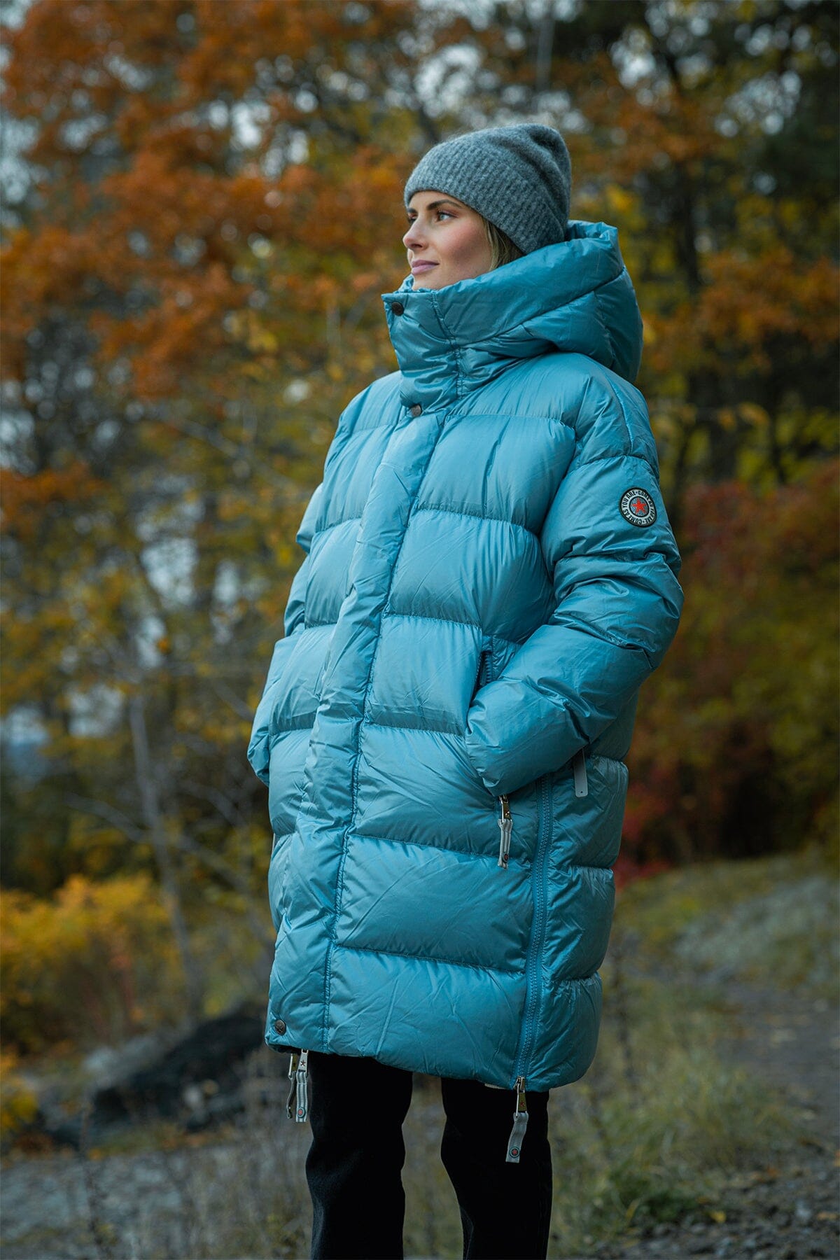 CAYA Ginny Light Blue Ytterplagg