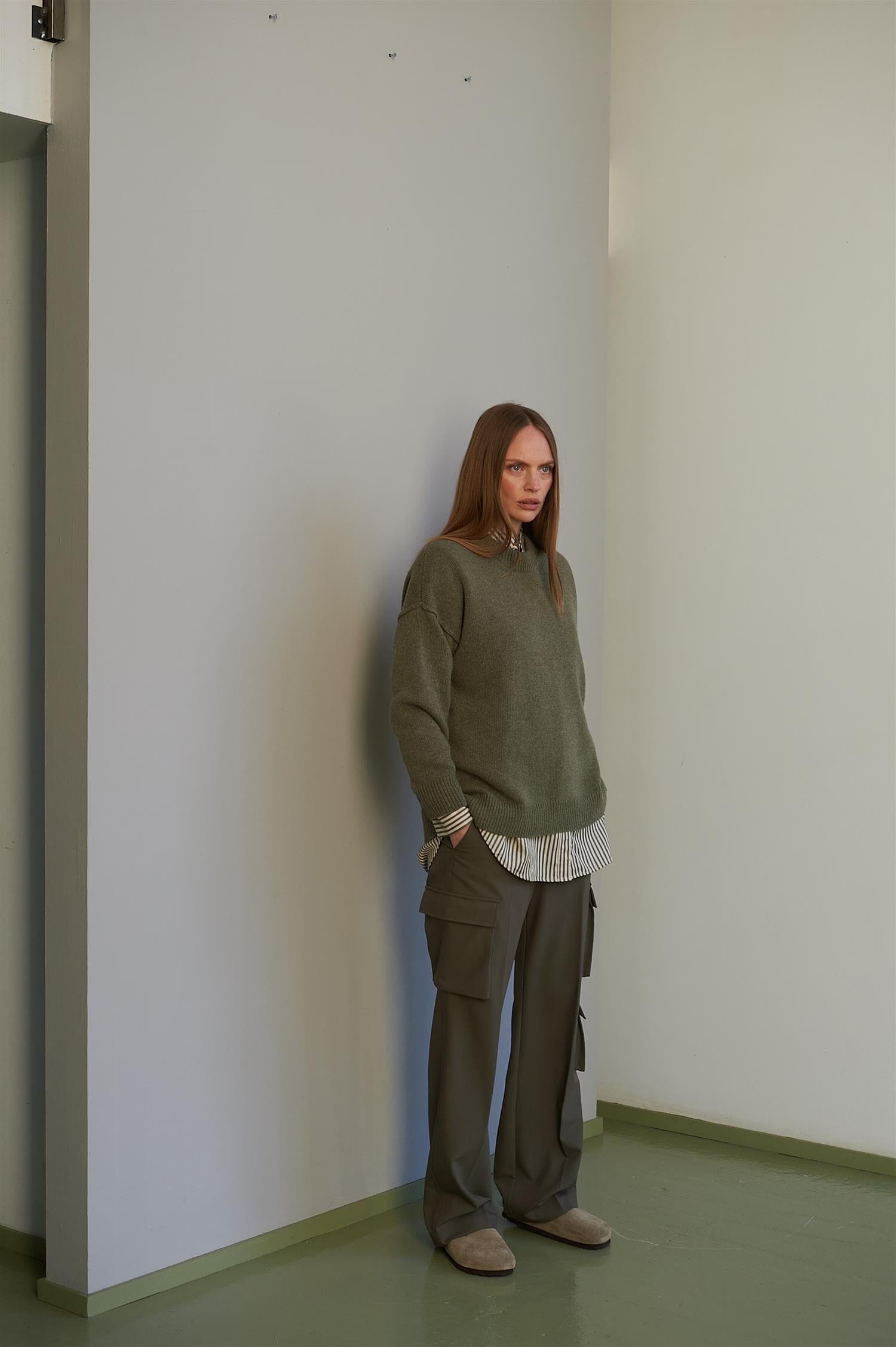 ArnieSays: Kayne Dusty Green Melange Genser
