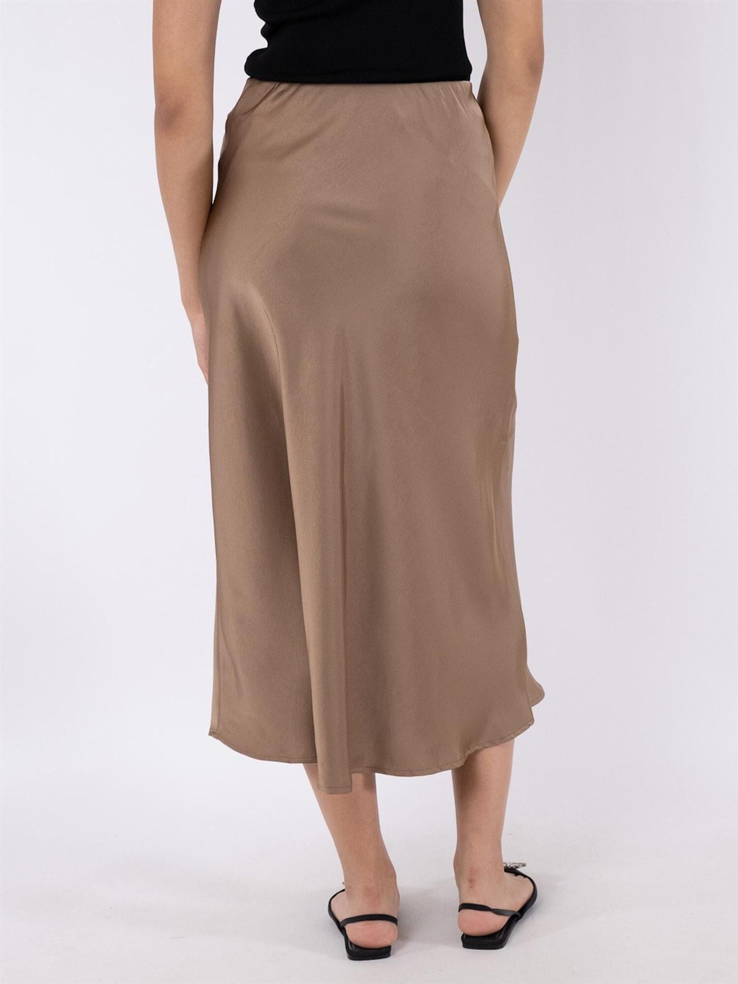 Neo Noir Bovary Skirt Dark Taupe Skjørt