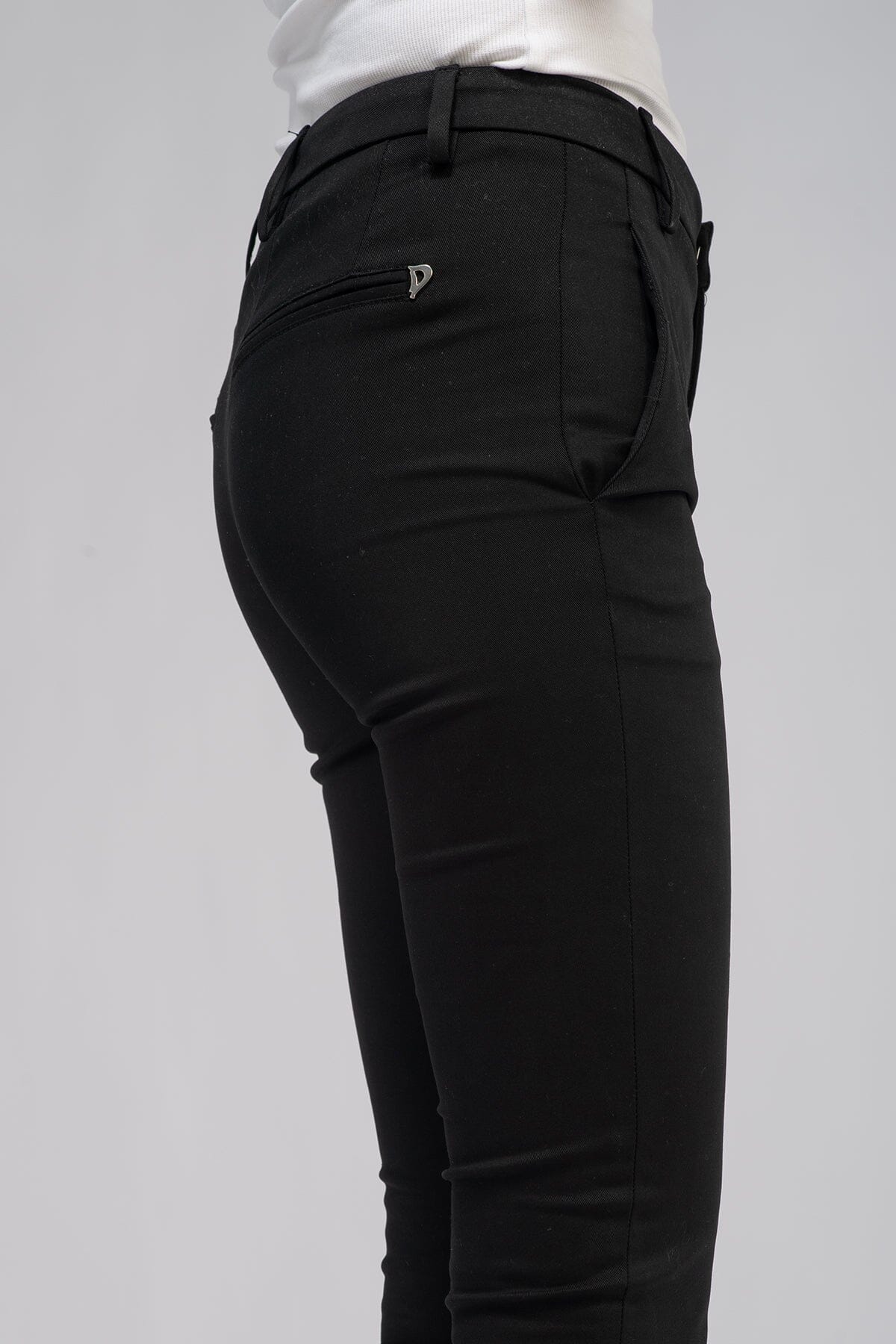 Dondup Dame Lexi Black Bukse