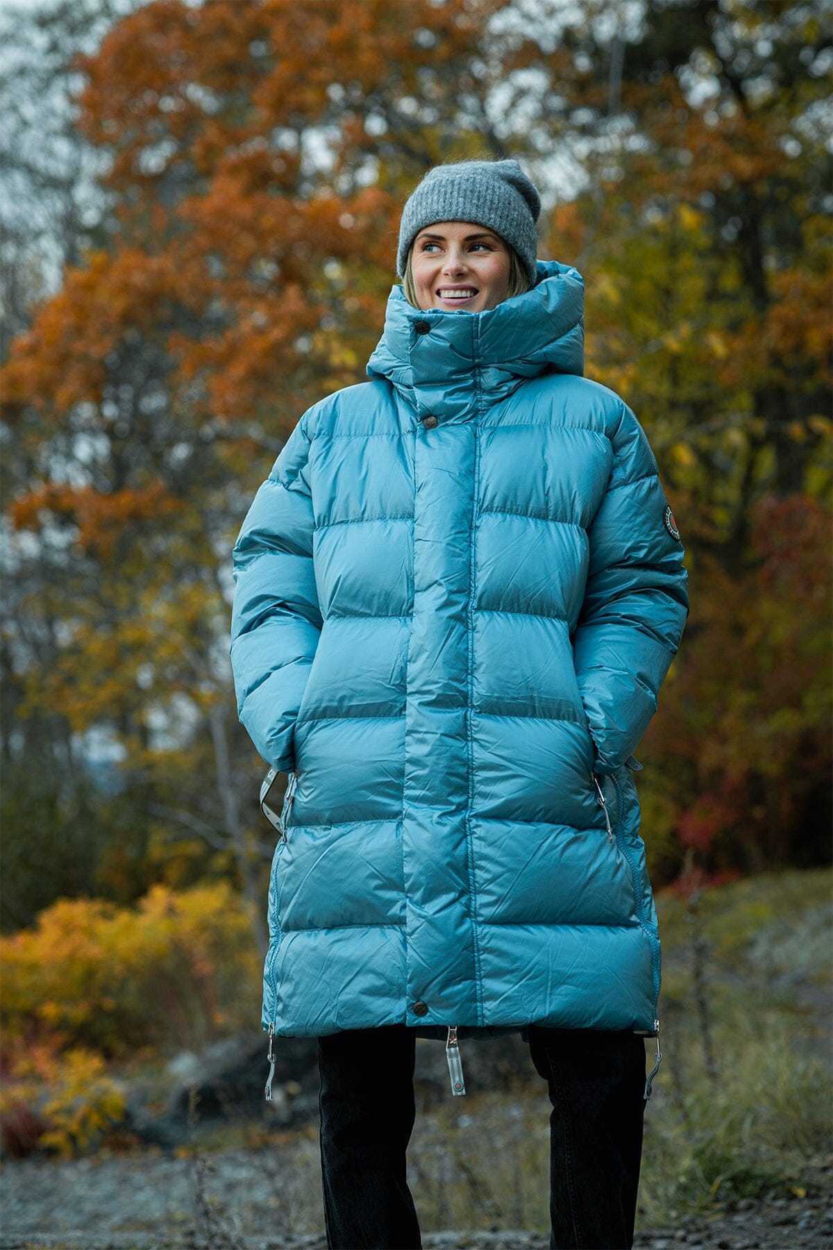 CAYA Ginny Light Blue Ytterplagg