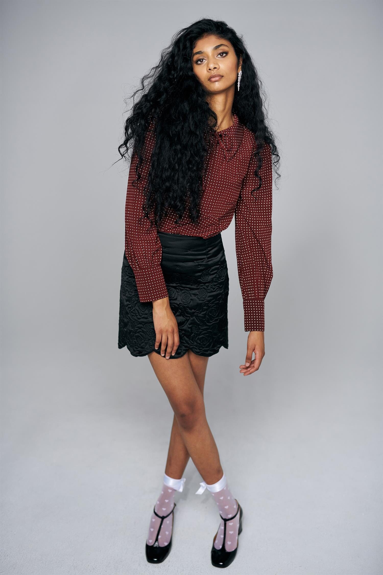 Pia Tjelta Melanie Coeur Burgundy Bluse