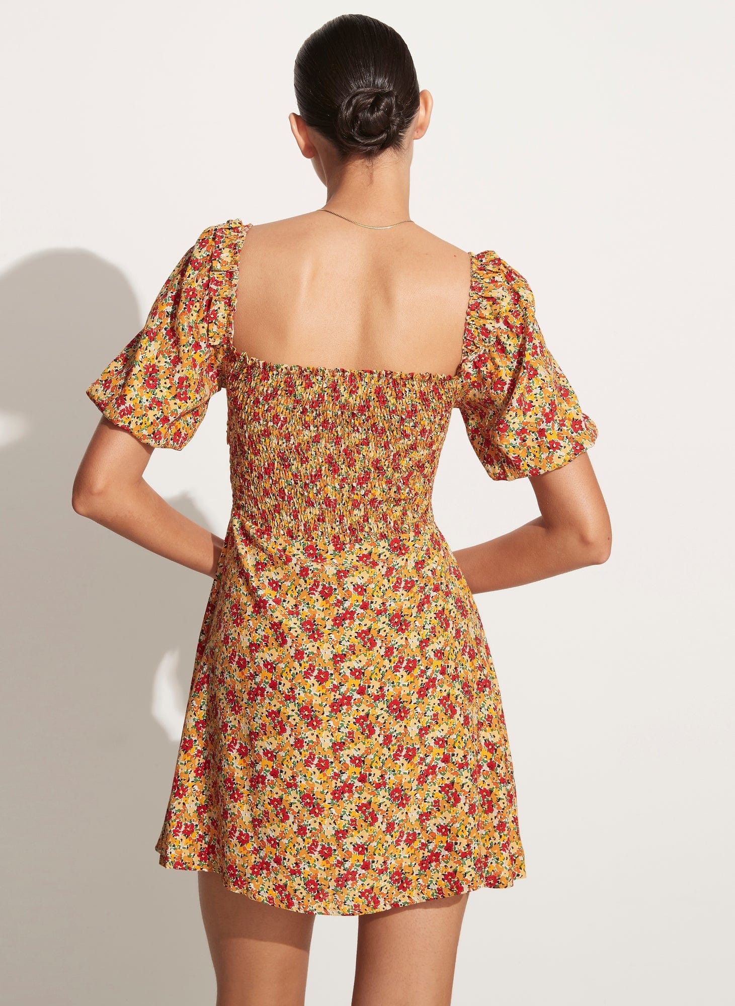 Faithfull The Brand El Carro Mini Dress La Gomera Floral Print Kjole