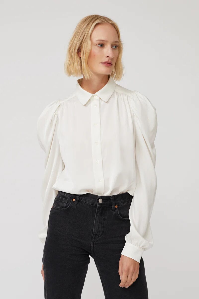 Framhus Harper White Bluse