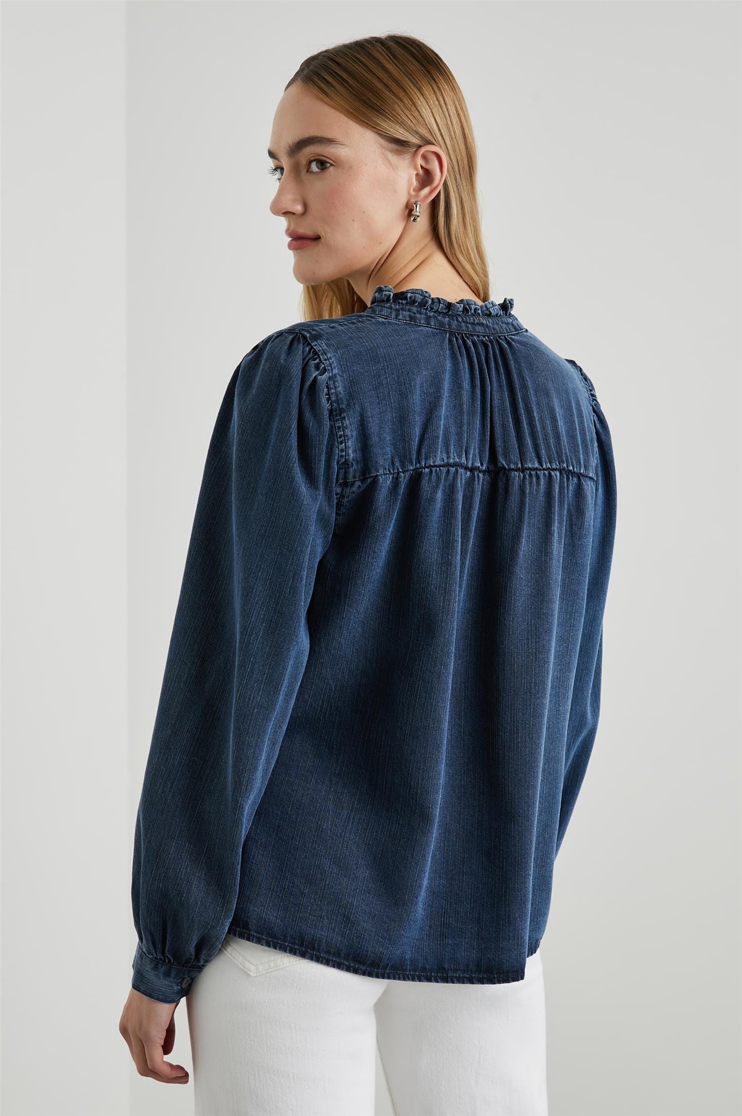 Rails Camille Dark Vintage Wash Skjorte