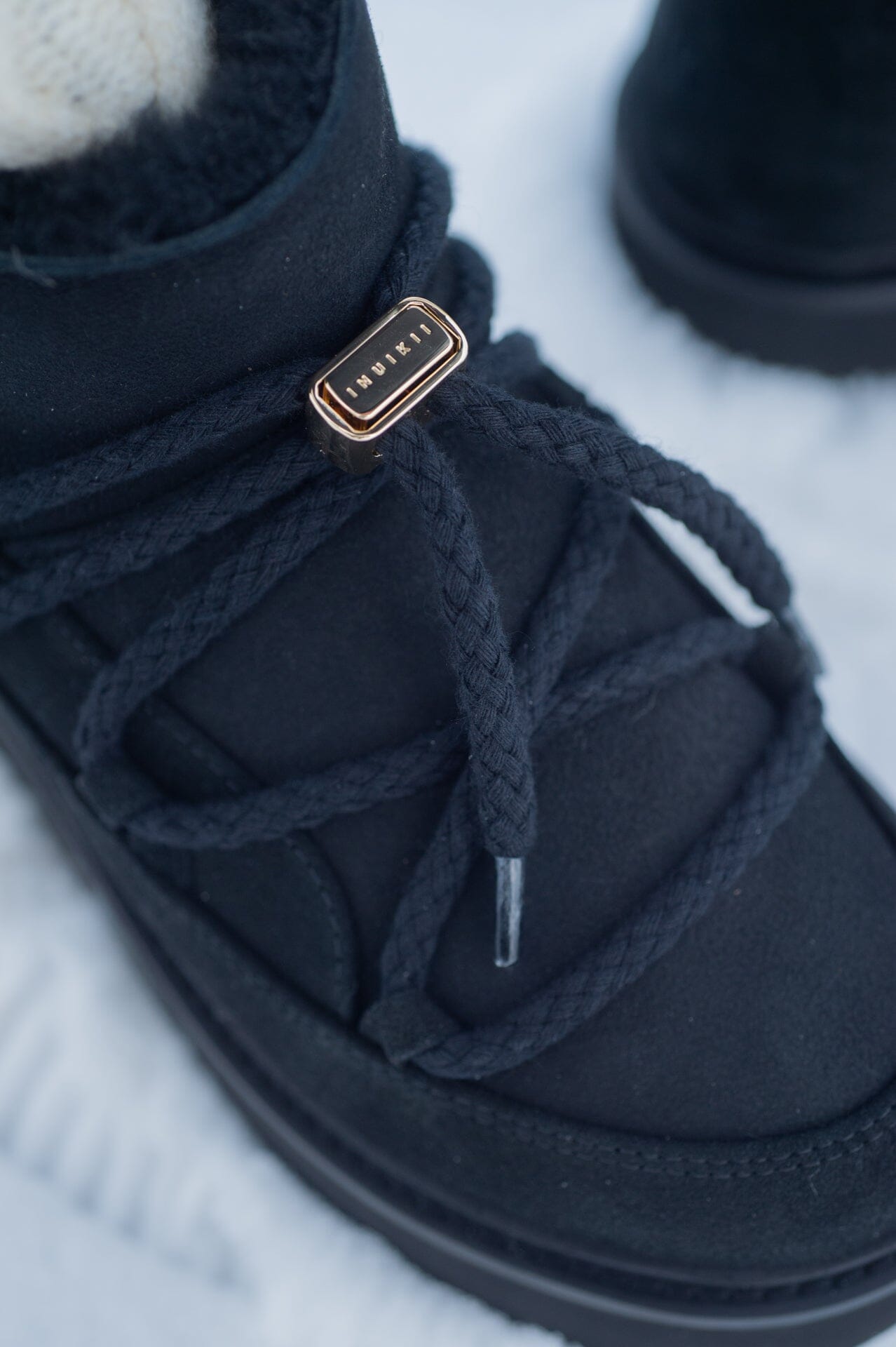Inuikii Classic Low Platform Black Sko