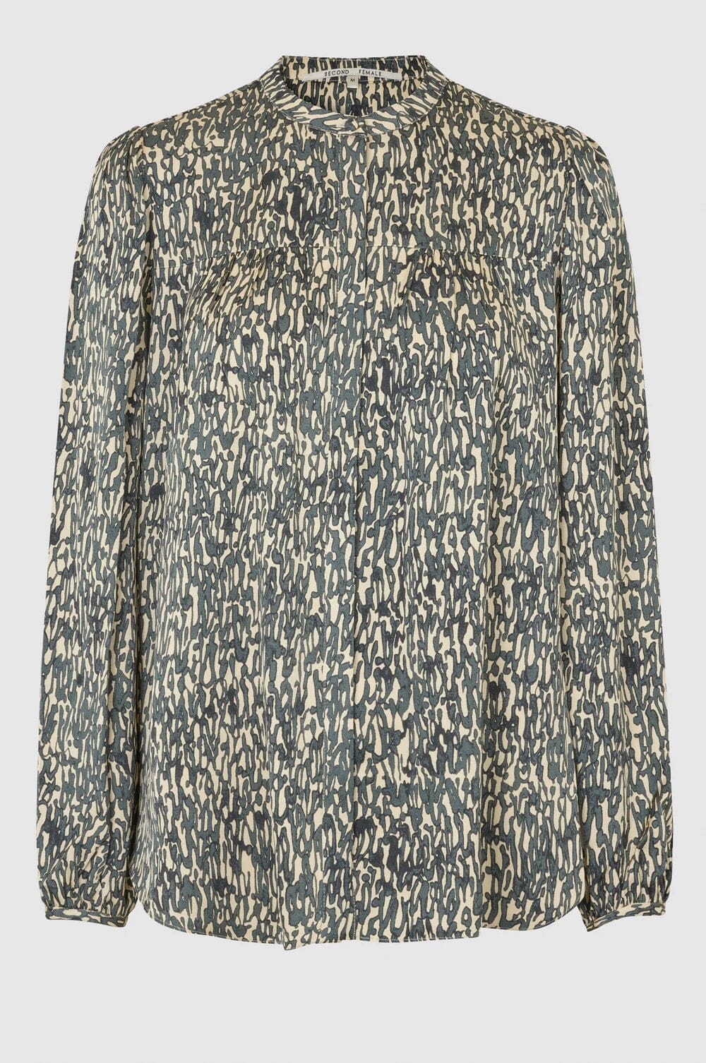 Second Female Luna Shirt Woodland Gray Skjorte