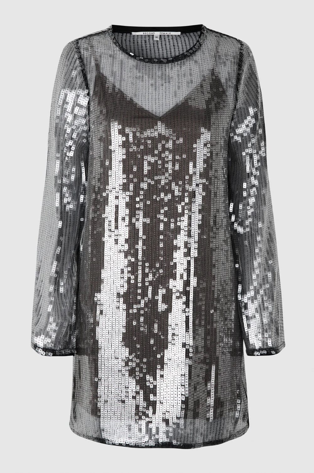Second Female Posh Dress Woodland Gray Kjole