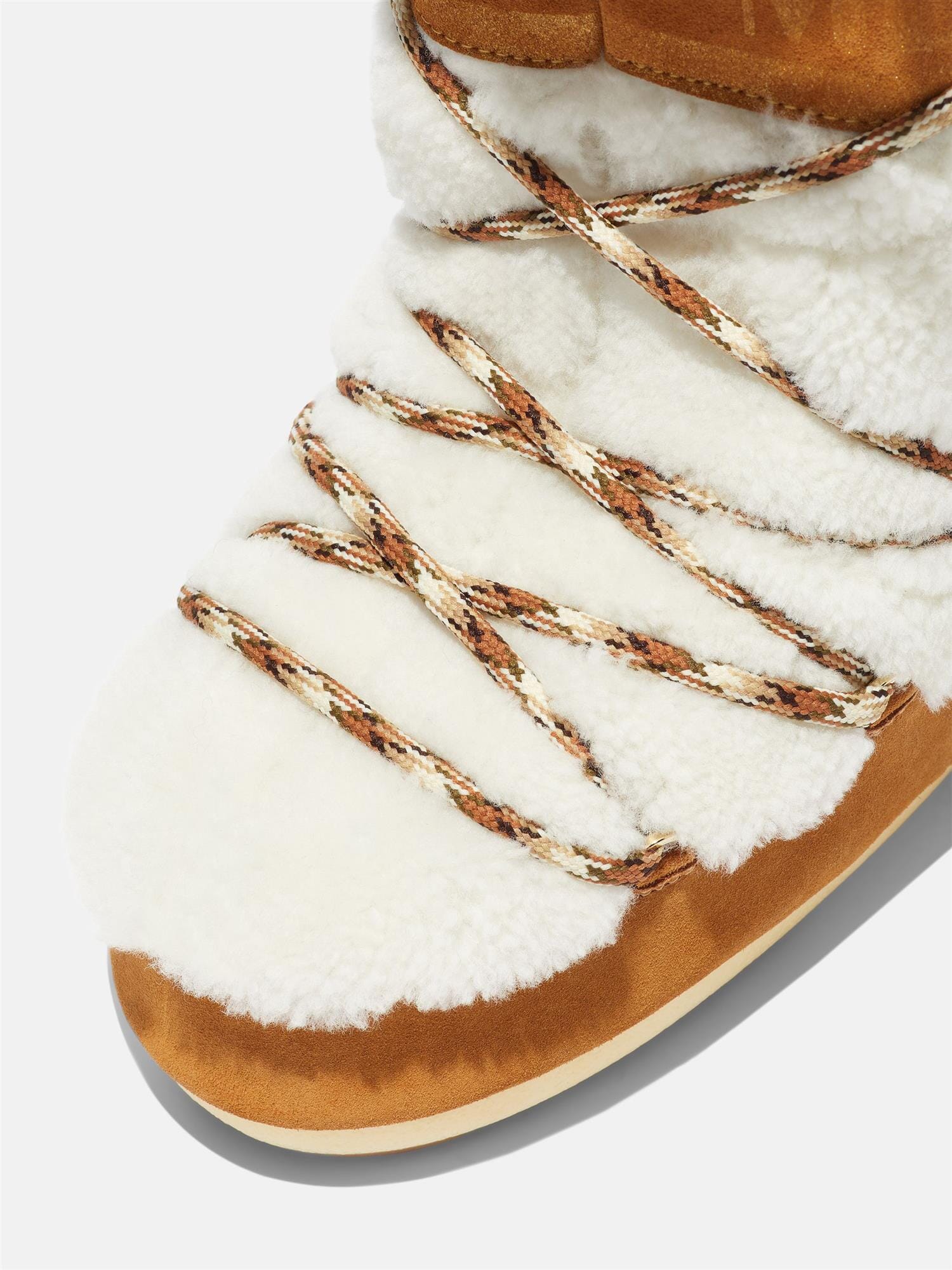 Moon Boot Icon Shearling Whisky/Off White Sko
