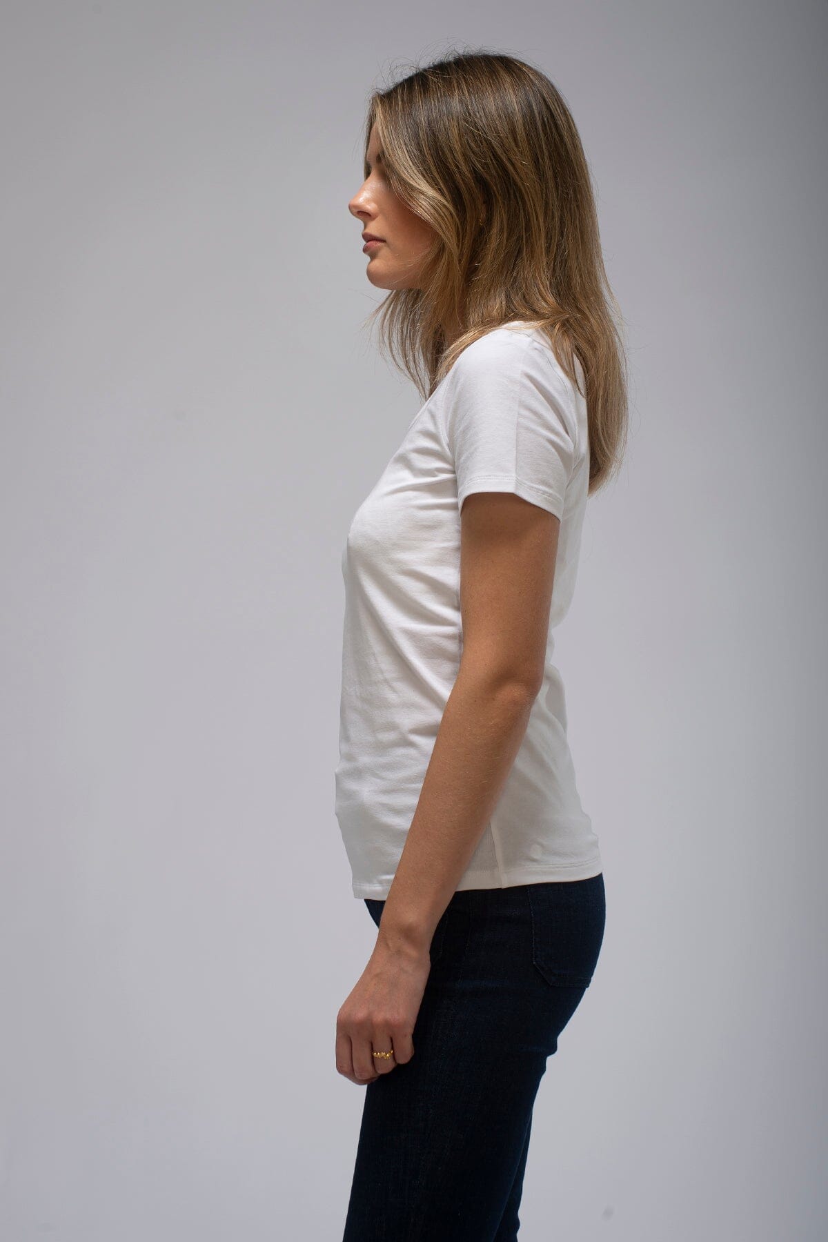 Bread and Boxers Crew-Neck White T-shirt
