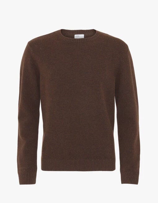 Colorful Standard Classic Merino Wool Crew Coffee Brown Genser