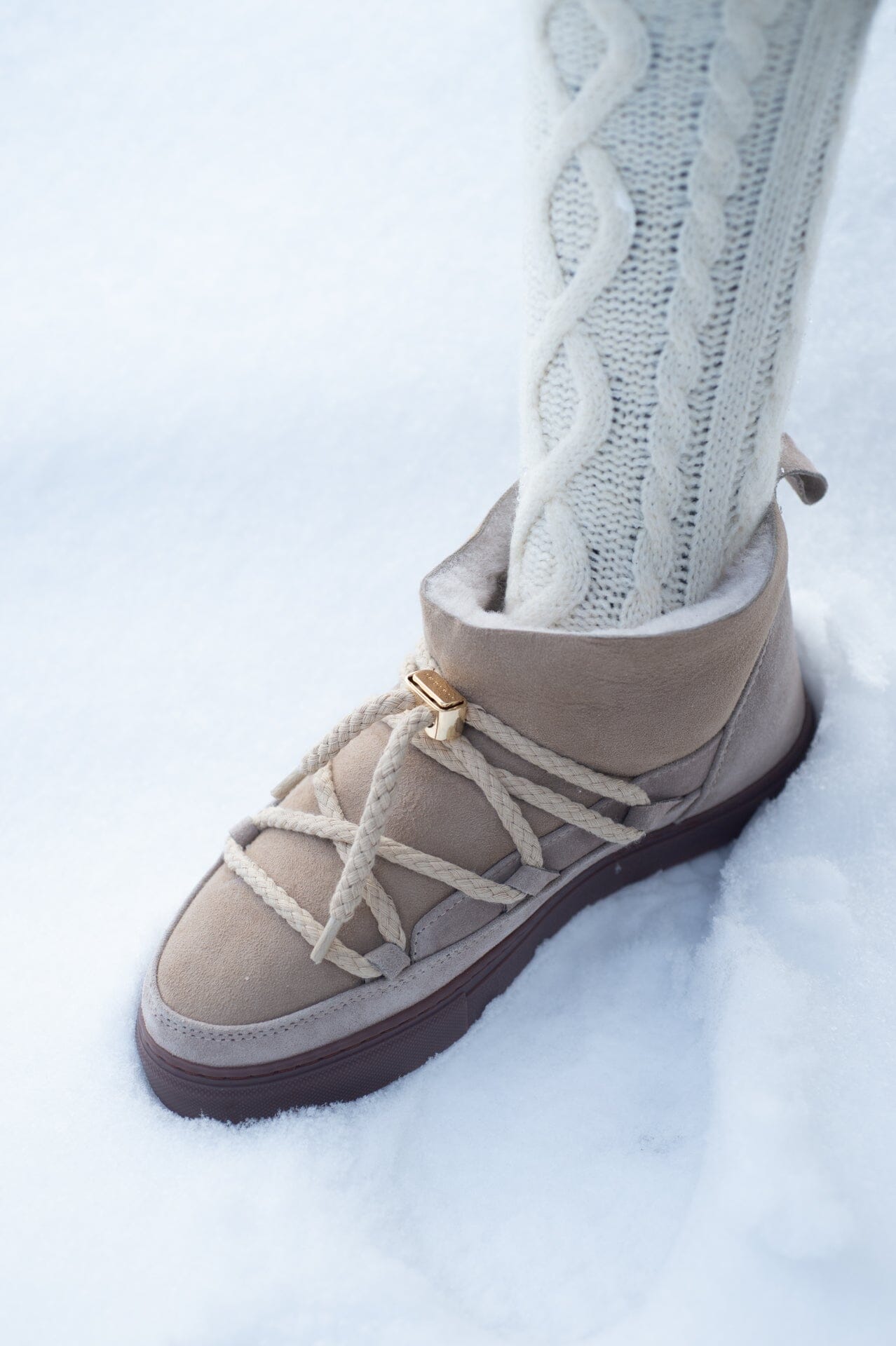 Inuikii Classic Low Beige Sko