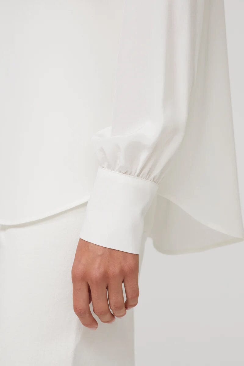Framhus Adele White Bluse