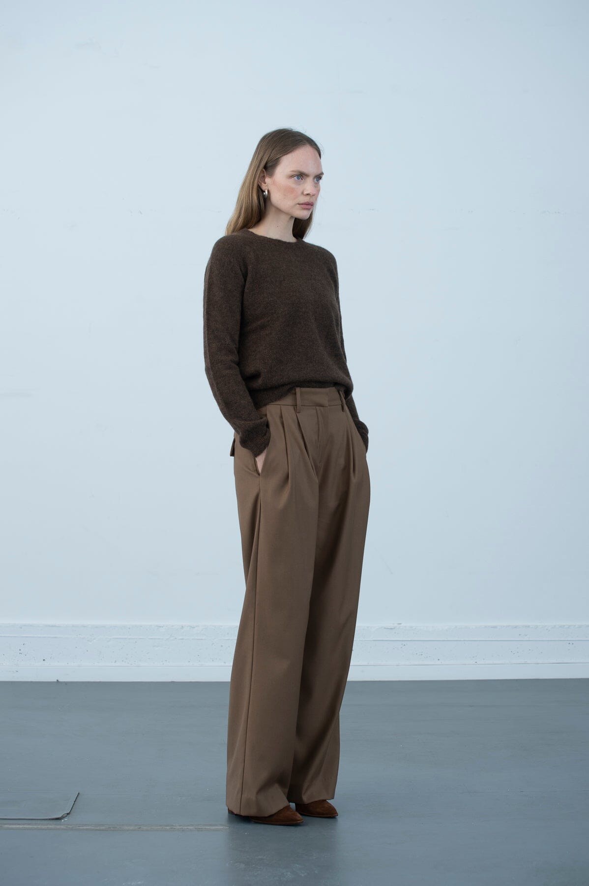 ArnieSays: Fiona Dk Brown Melange Genser