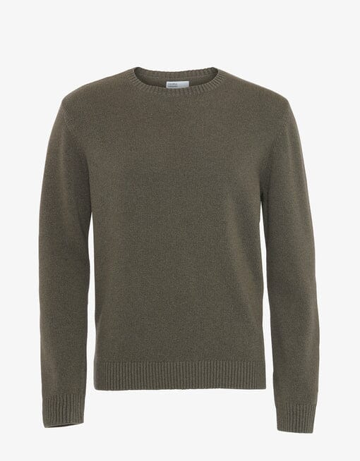 Colorful Standard Classic Merino Wool Crew Dusty Olive Genser