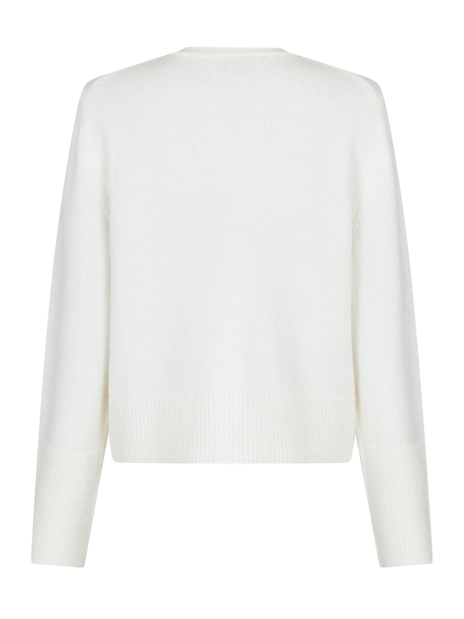 Neo Noir Lotta Knit Cardigan Ivory Genser