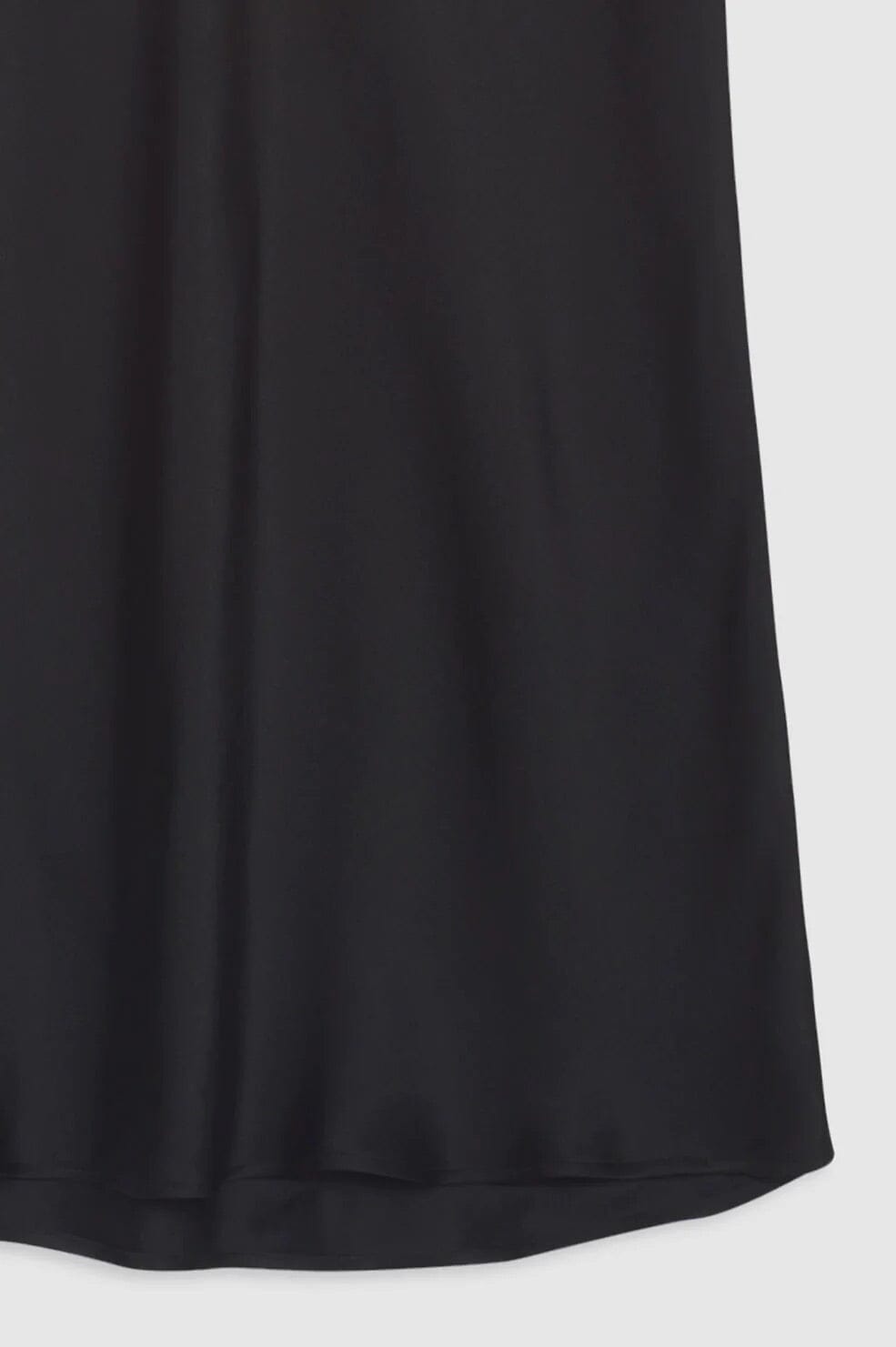 Anine Bing Bar Silk Skirt Black Skjørt