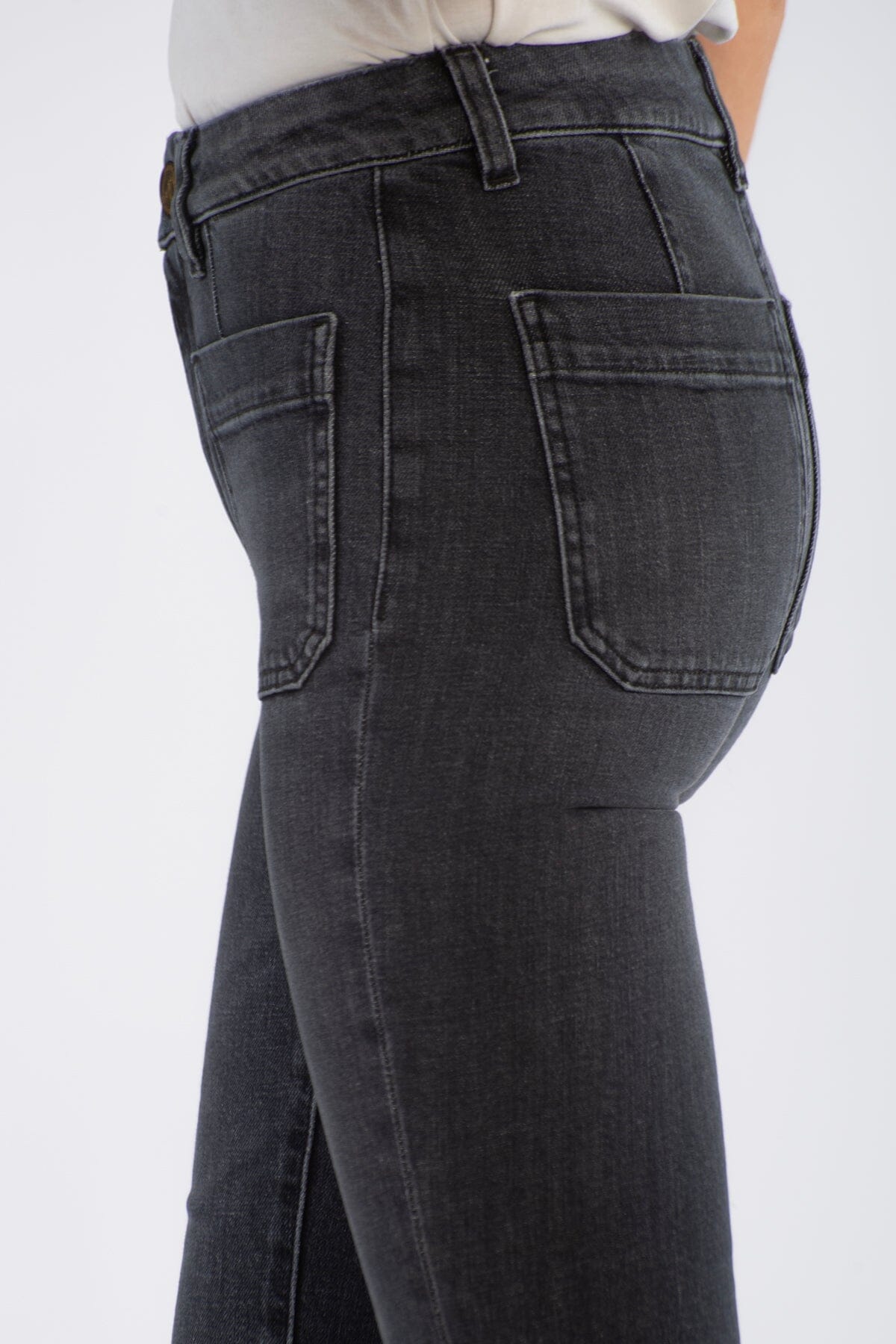 Seafarer Delphine Black Denim Bukse