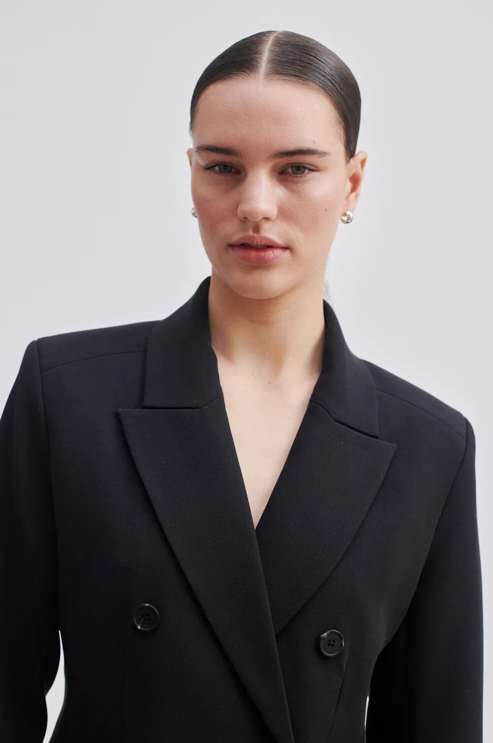 Second Female Evie Fitted Blazer Black Jakke