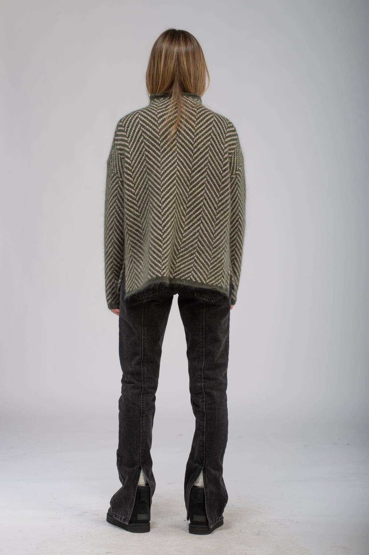 Second Female Herrin Knit New T-Neck Kambaba Genser