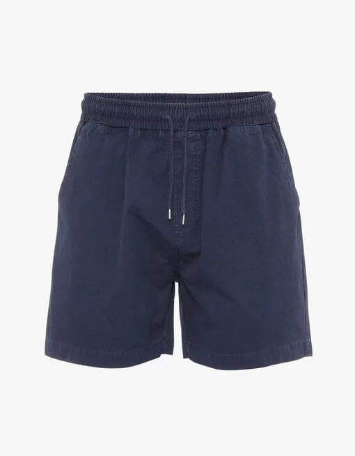 Colorful Standard Organic Twill Shorts Navy Blue Bukse