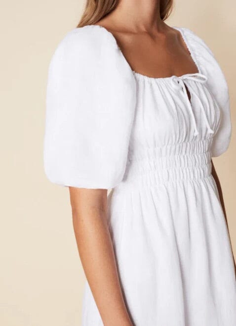 Faithfull The Brand Nikoleta Mini Dress White Kjole