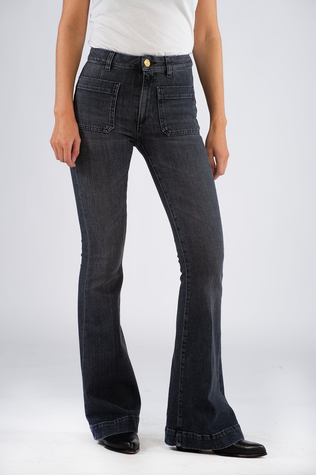 Seafarer Delphine Black Denim Bukse