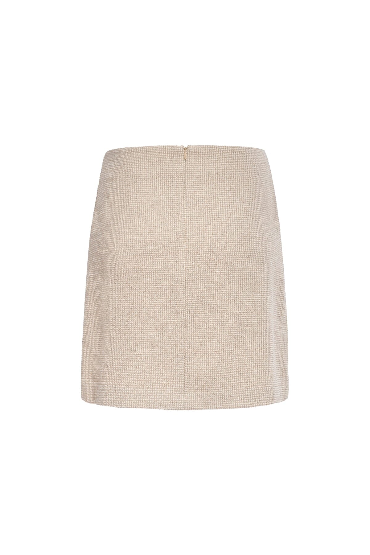 ArnieSays: Eira Gingham Tweed Pearl/Offwhite Combo Skjørt