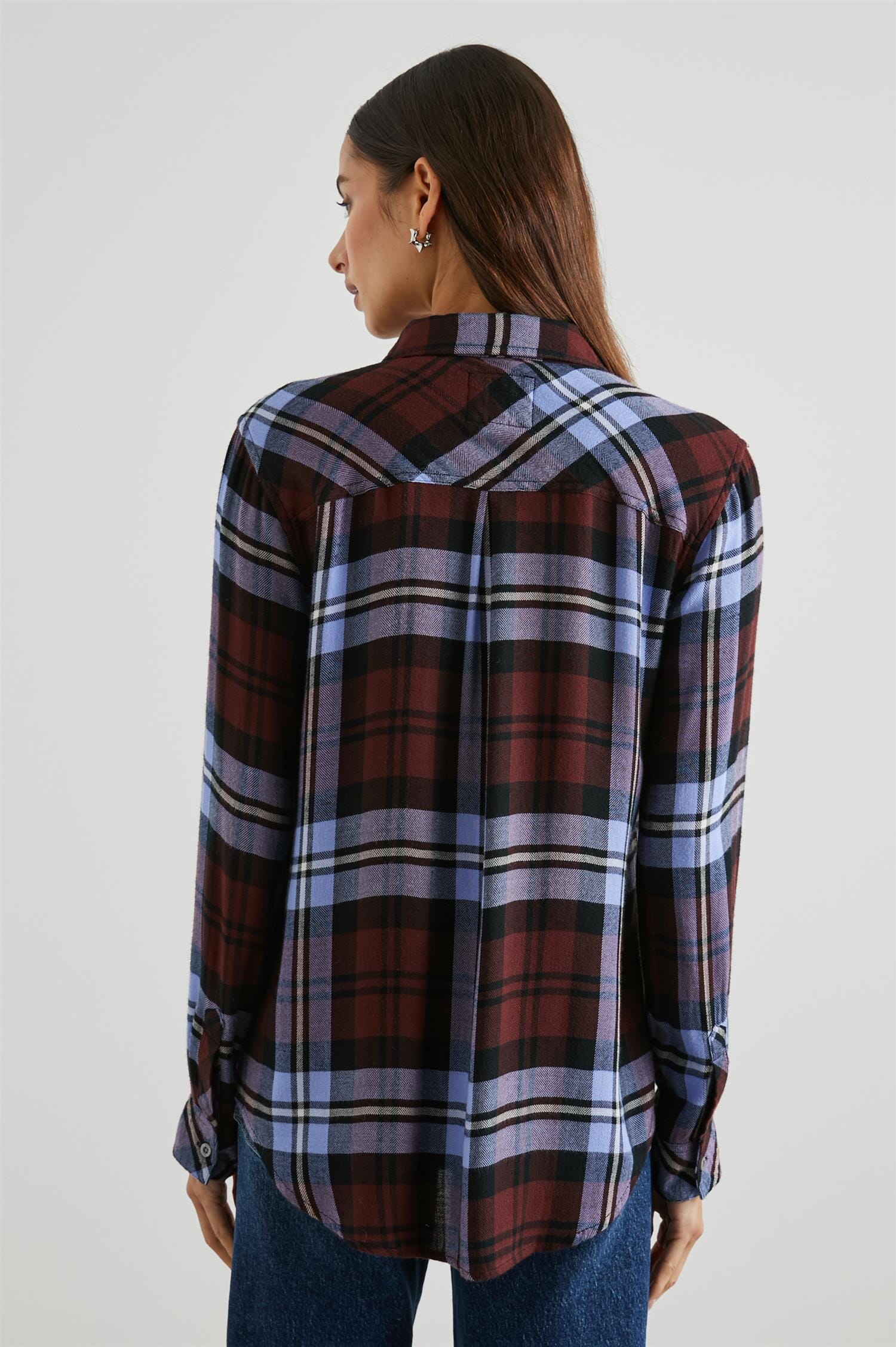 Rails Hunter Mulberry Plum Skjorte