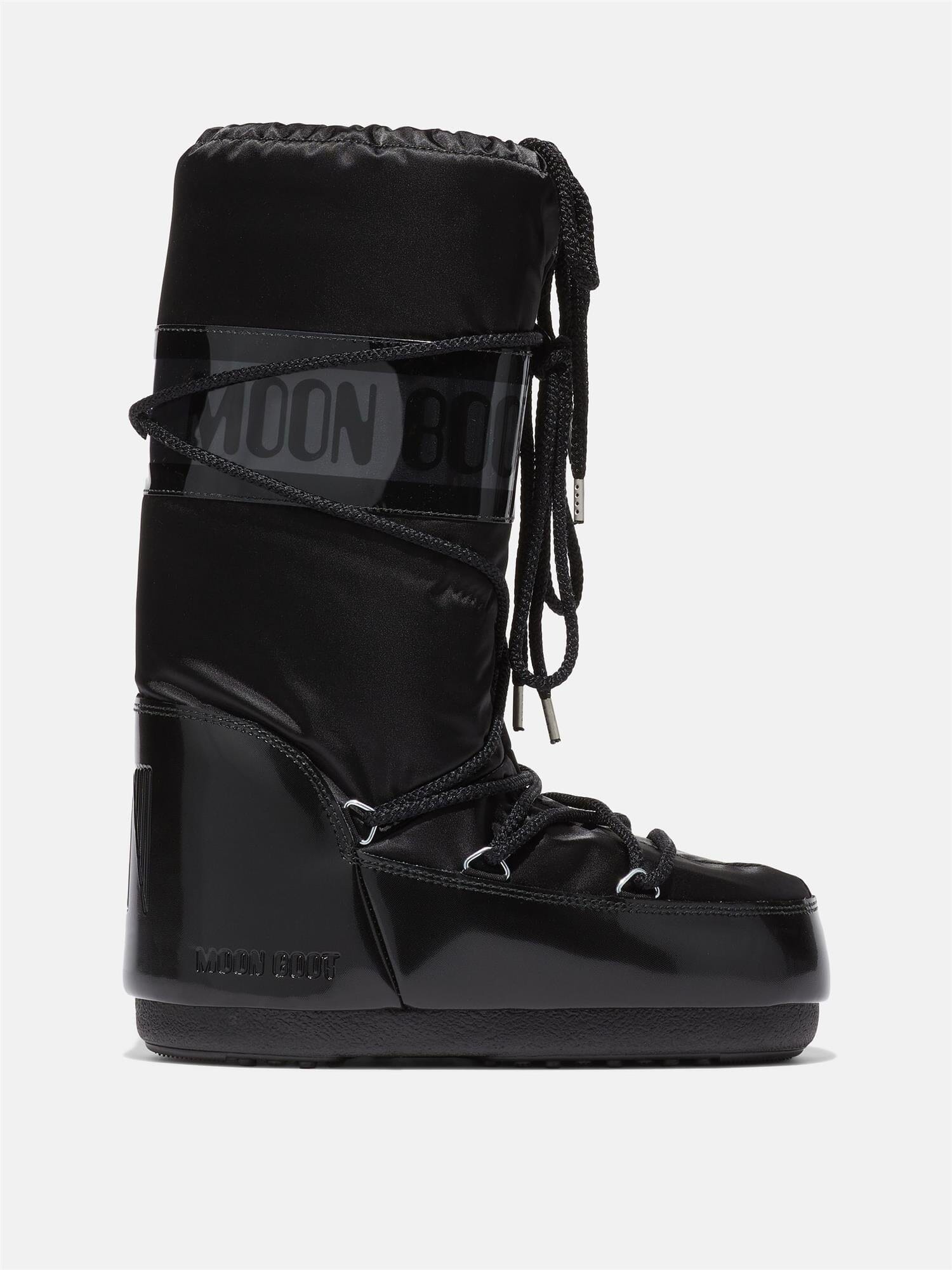 Moon Boot Icon Glance Black Sko