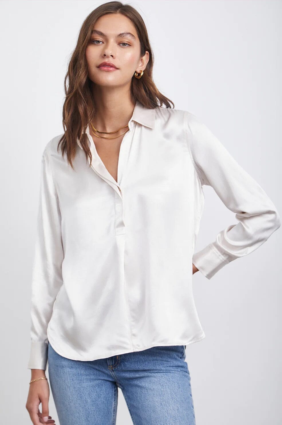 Rails Nissa Ivory Skjorte