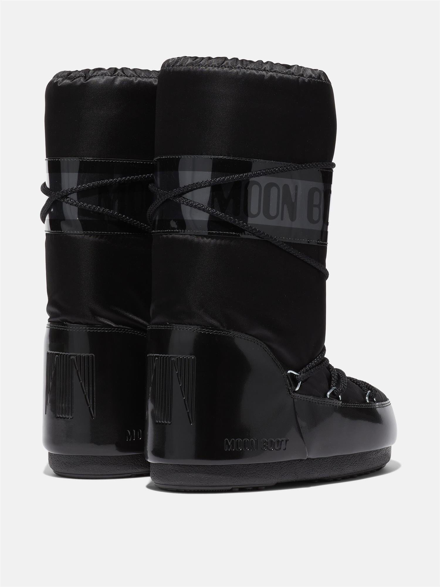 Moon Boot Icon Glance Black Sko