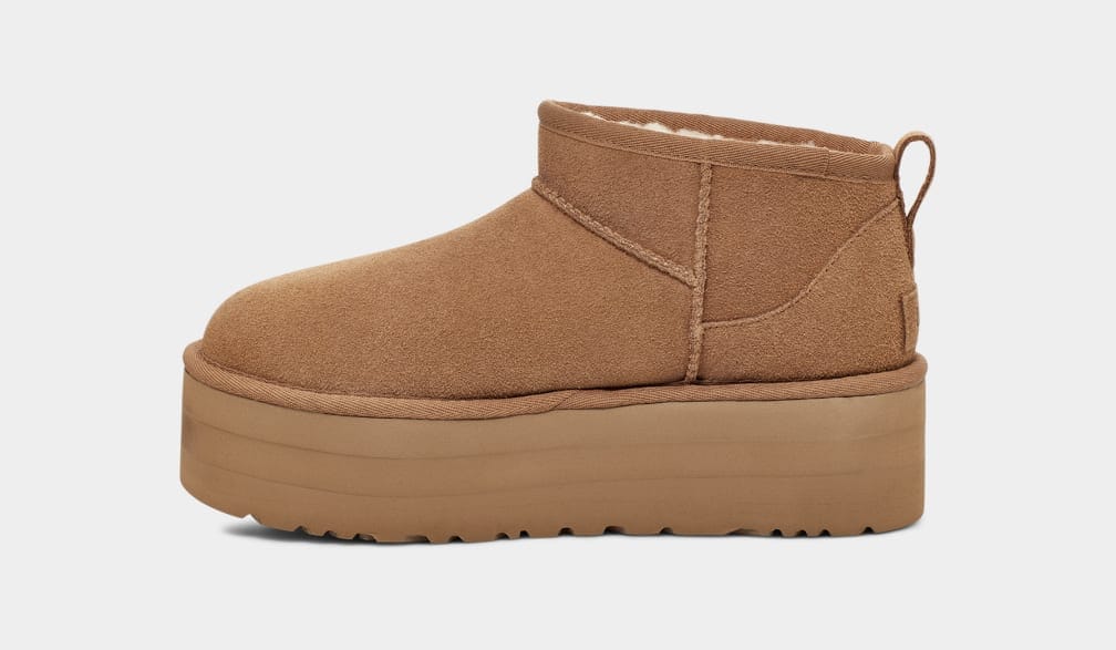 UGG Classic Ultra Mini Platform Chestnut Sko