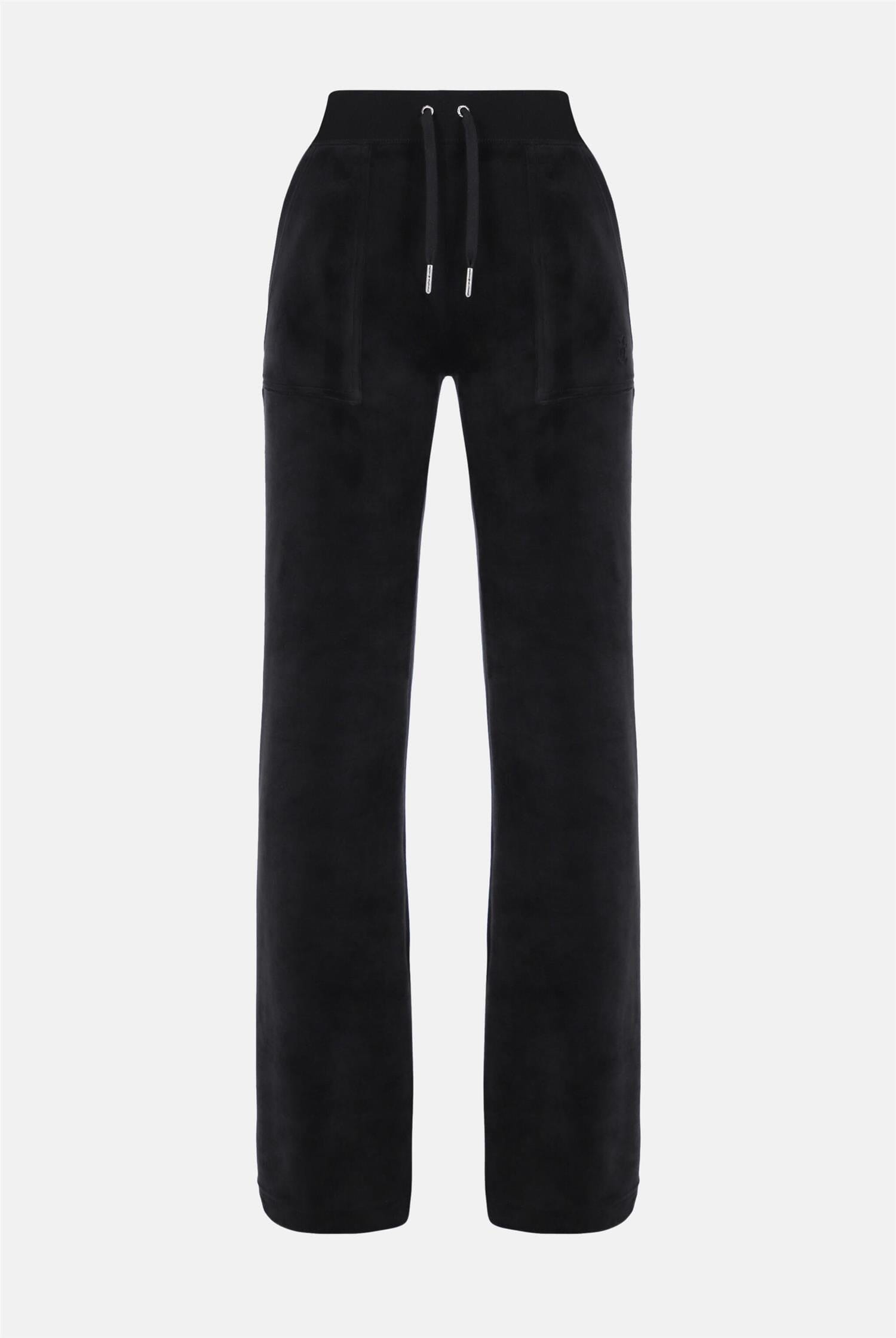 Juicy Couture Layla Low Rise Flare Pocketed Black Bukse