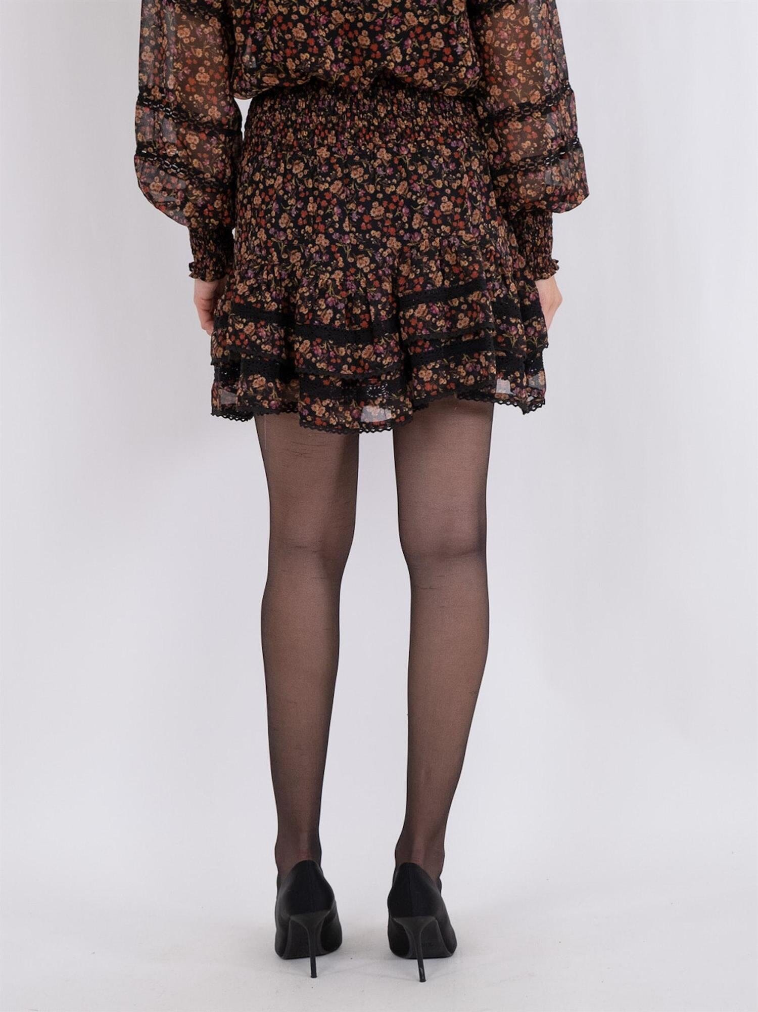 Neo Noir Marna Garden Skirt Black Skjørt