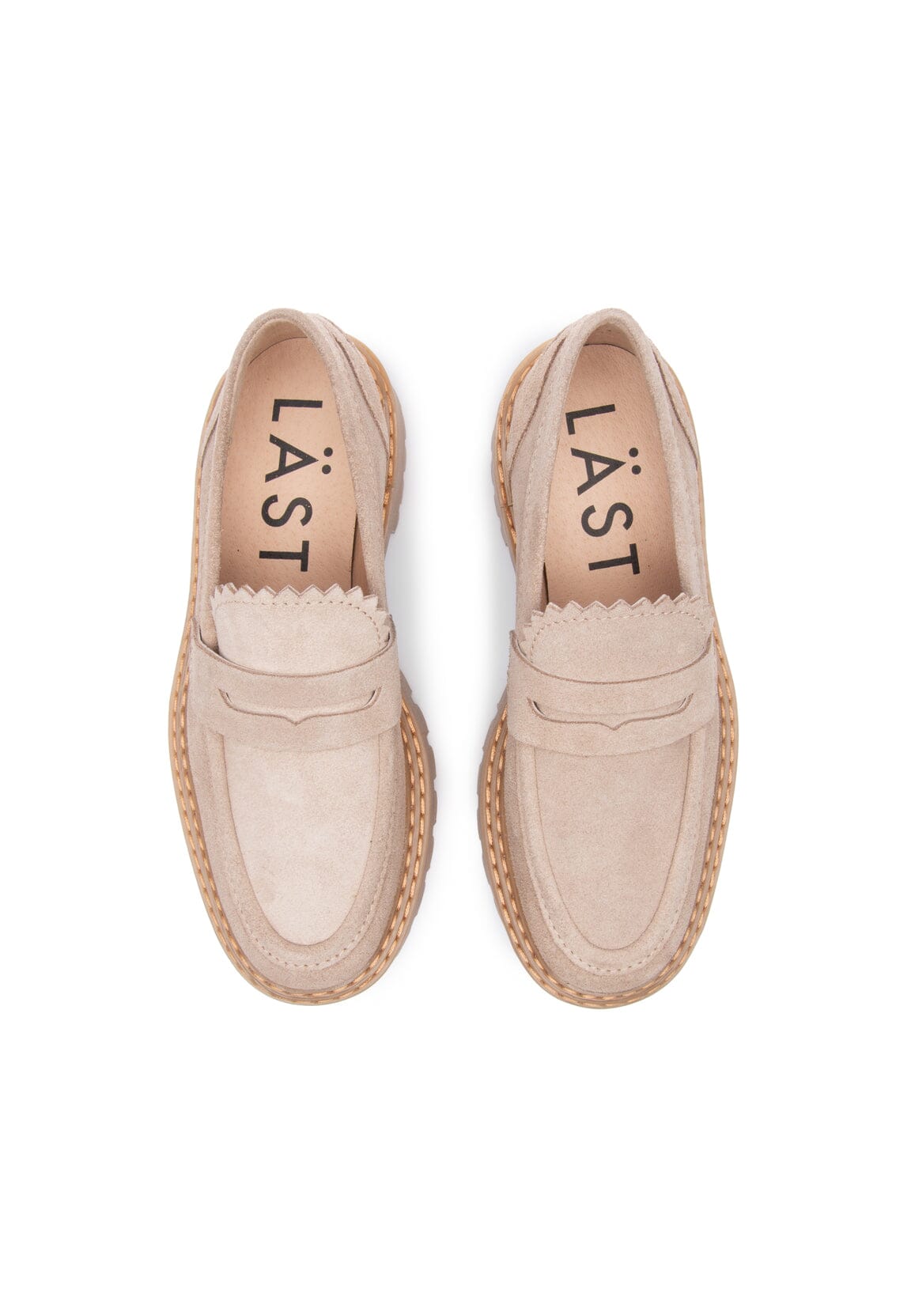 Last Matter Loafer Suede Taupe Sko