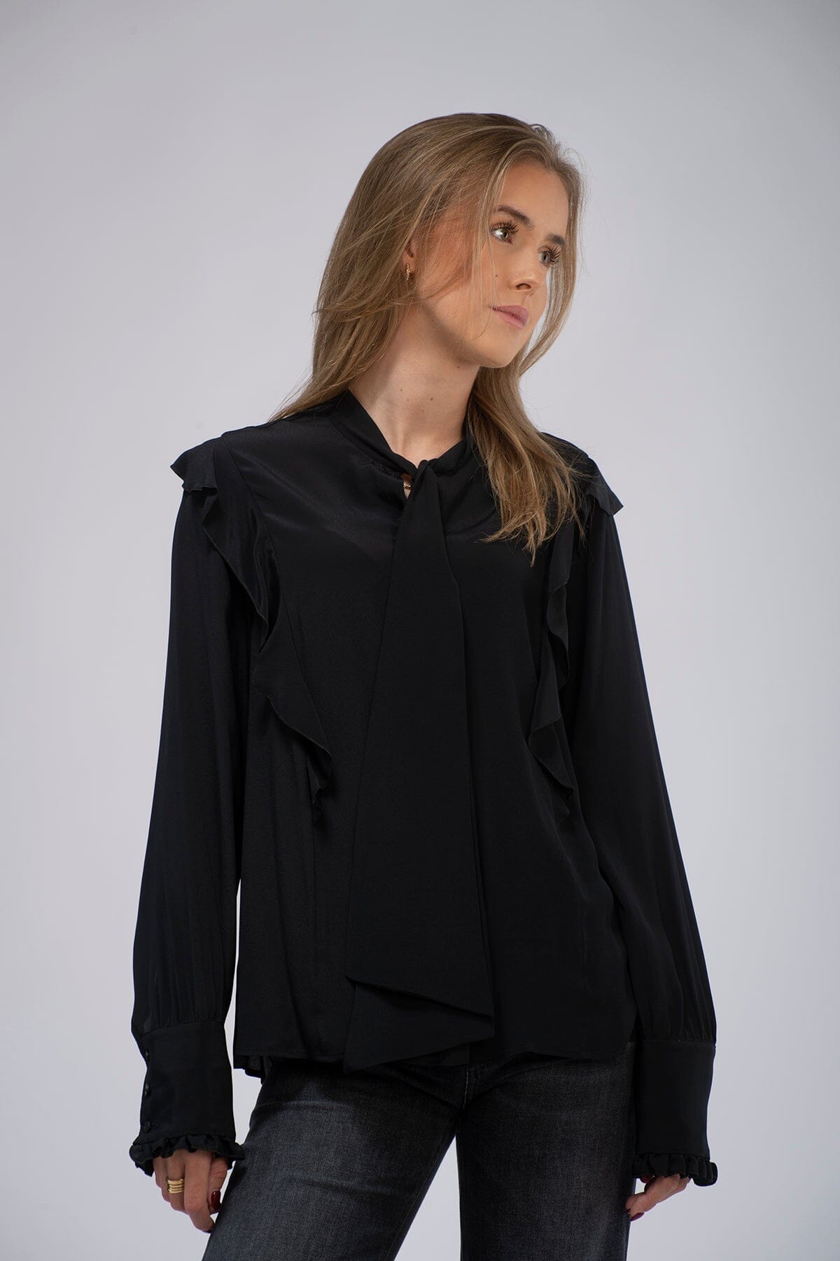 Dondup Dame Camicia Black Skjorte