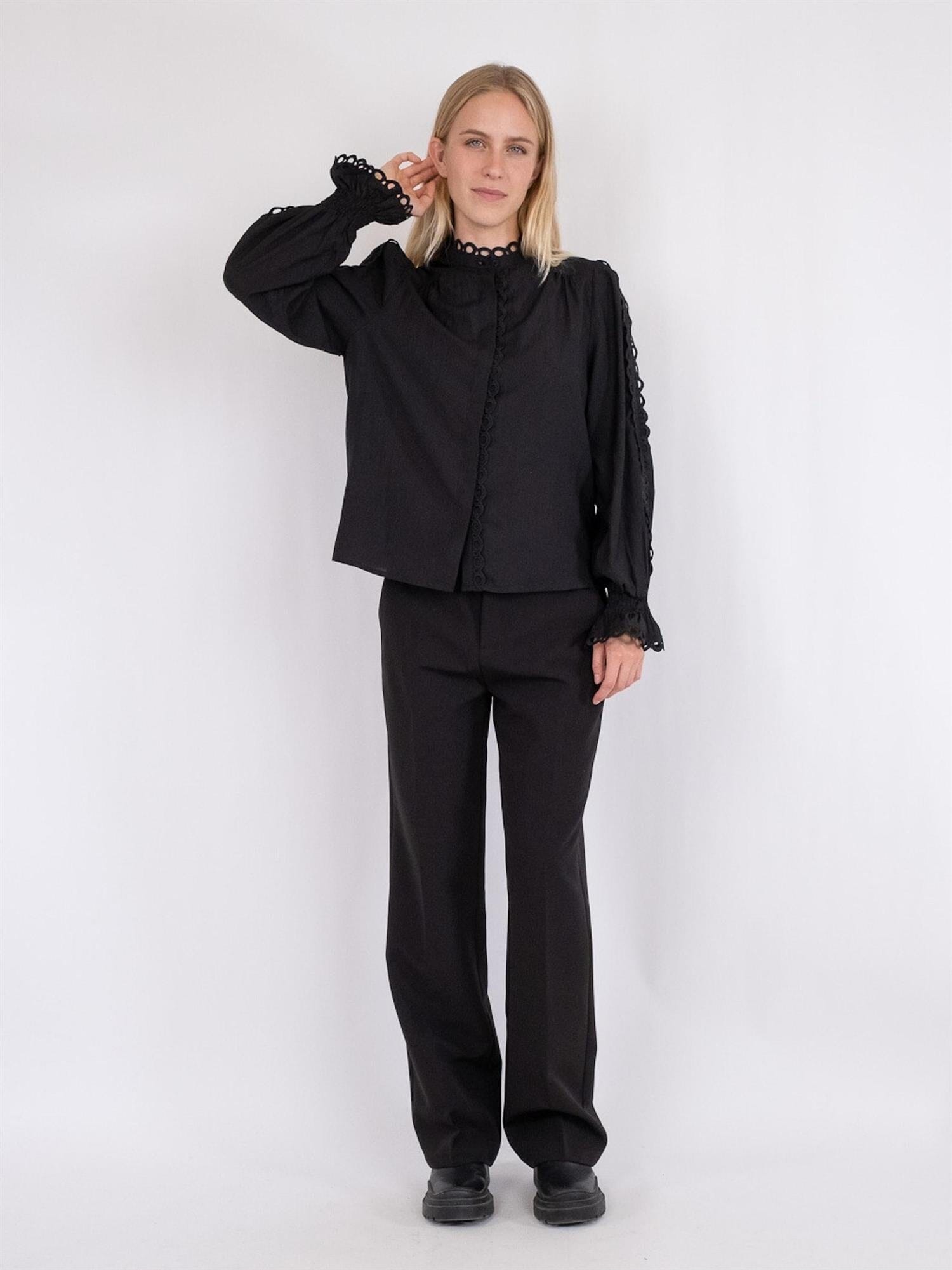 Neo Noir Sassie Shirt Black Skjorte