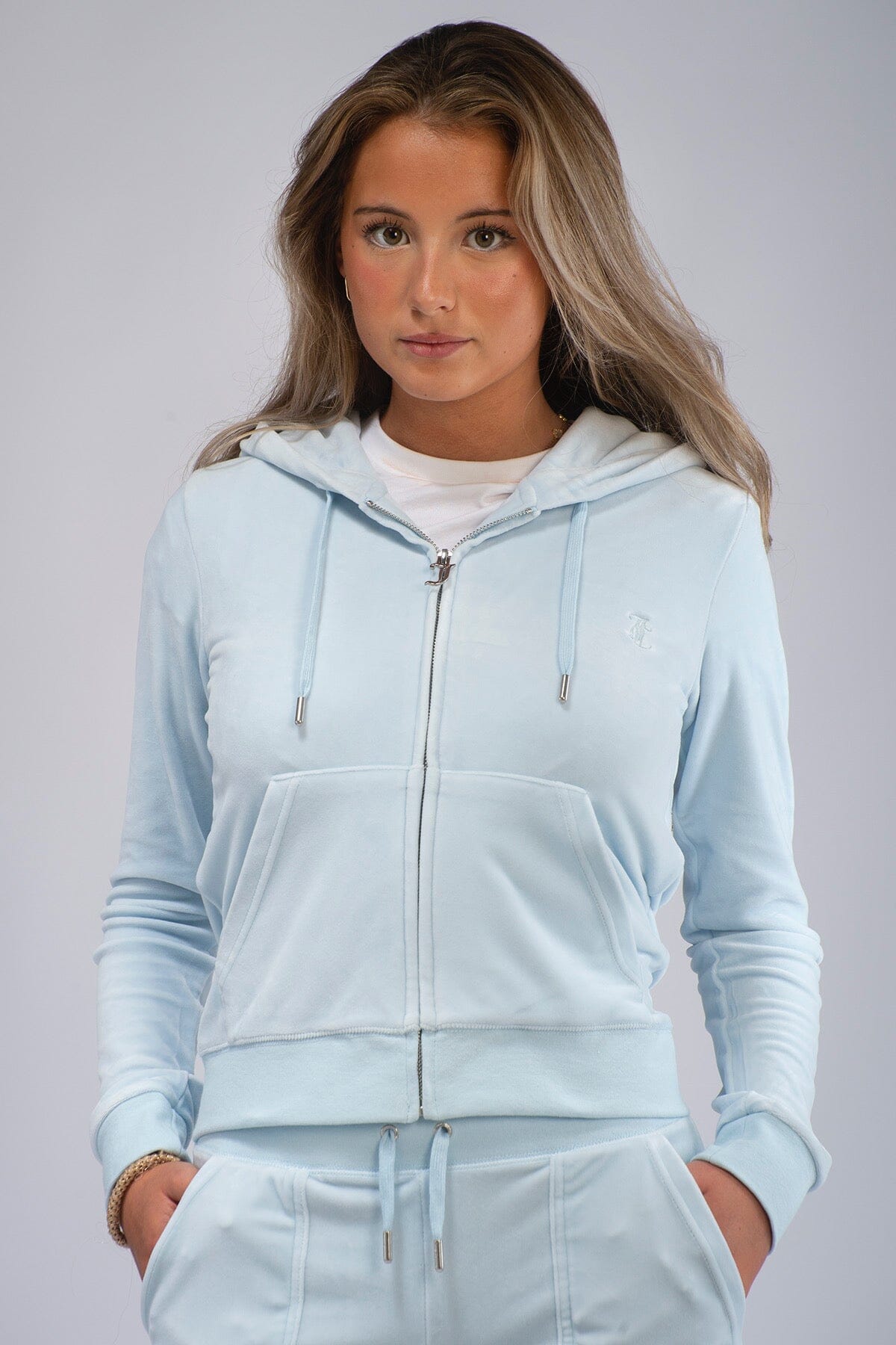 Juicy Couture Robertson Hoodie Nantucket Breeze Genser